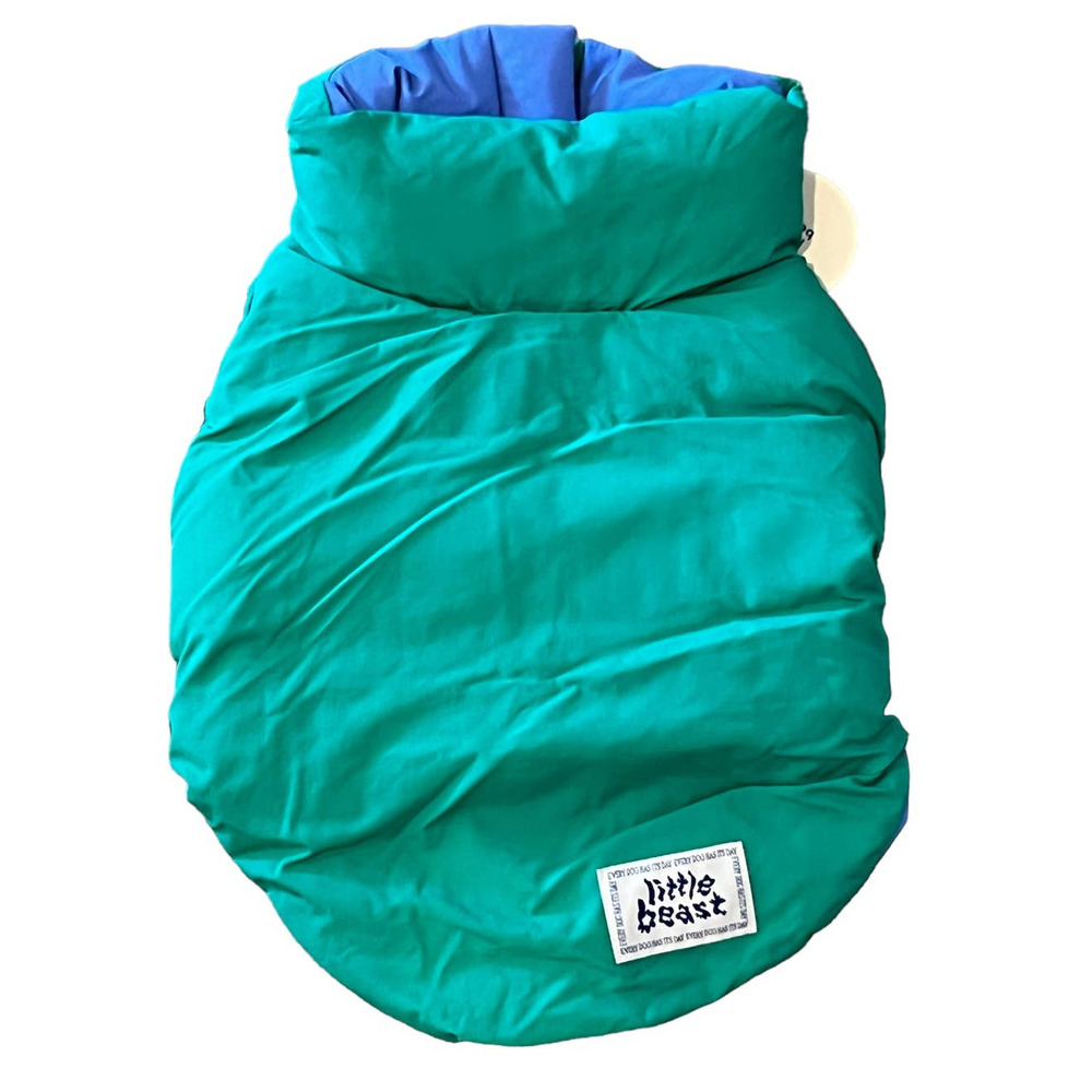 NWT LITTLE BEAST Super Duper Reversible Parka In Green (M)